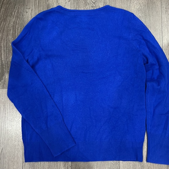 Halogen Blue Cashmere Sweater - Picture 3 of 3